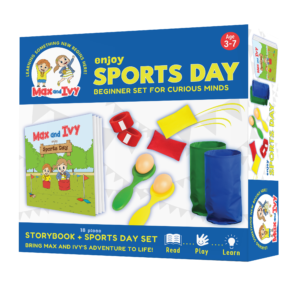 Max and Ivy enjoy Sports <br>Day