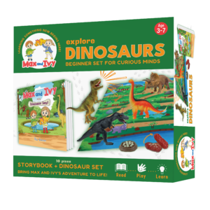 Max and Ivy explore <br>Dinosaurs