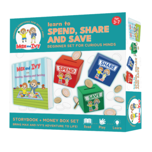 Max and Ivy learn to Spend, Share and Save